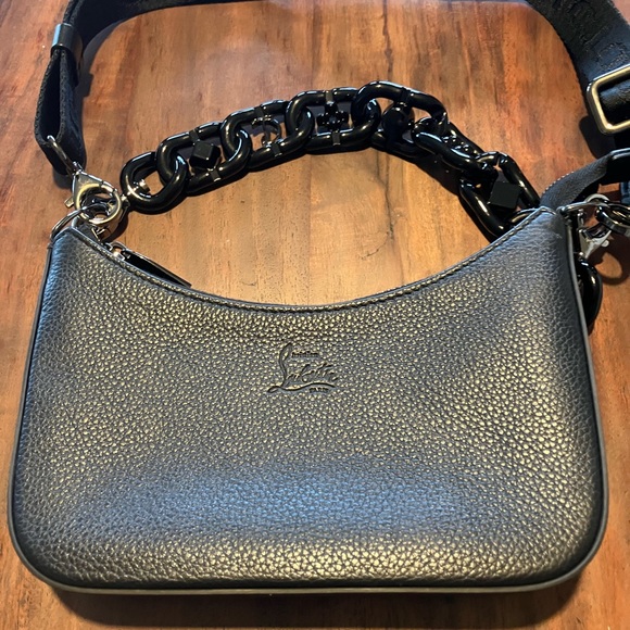 Christian Louboutin Handbags - Christian Louboutin Black leather mini Shoulder Bag NWOT